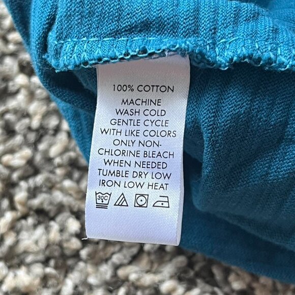 Calvin Klein Men’s Teal Tee – Large • Casual, Preppy, 100% Cotton - Picture 6 of 6